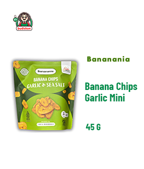 Banana Chips Garlic Mini 45 Gr