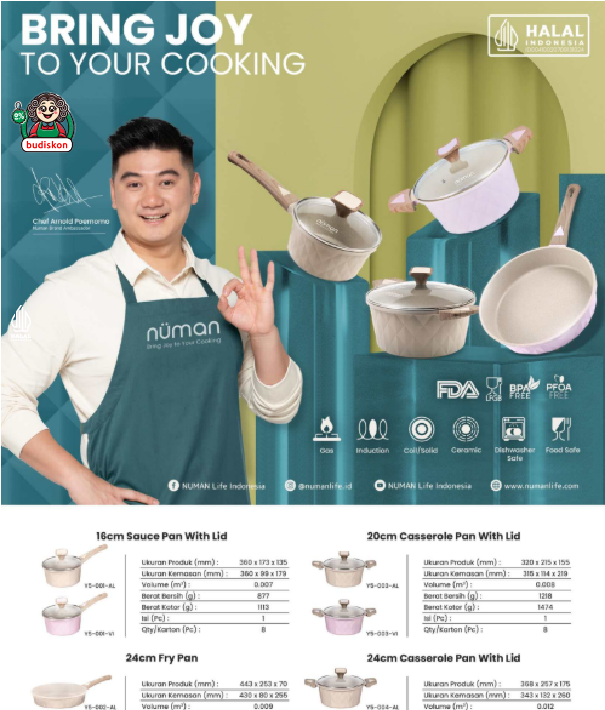 Sauce Pan With Lid (Pink)