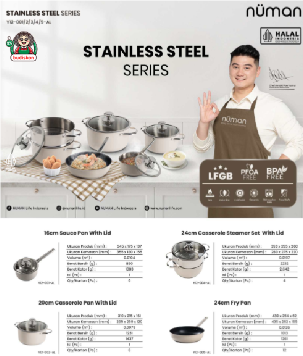 Sauce Pan With Lid (Cream Black)